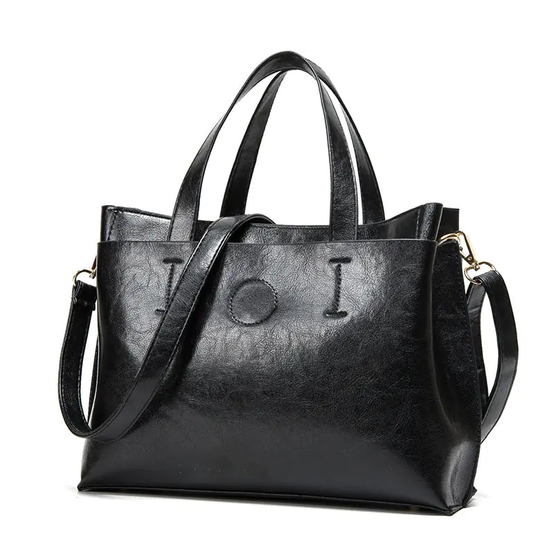 Oil Wax Leather Crossbody Bag - Genuine Leather Women’s Bag