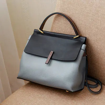 Genuine Leather Women's Handbag and Crossbody Tote