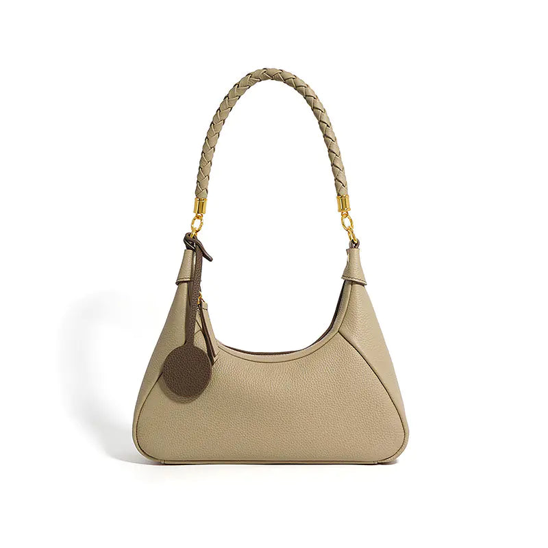 Women's Cowhide Texture Underarm Bag