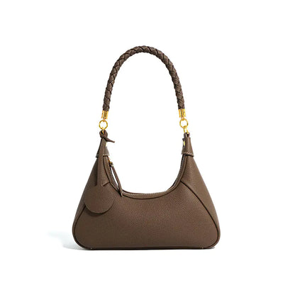 Women's Cowhide Texture Underarm Bag