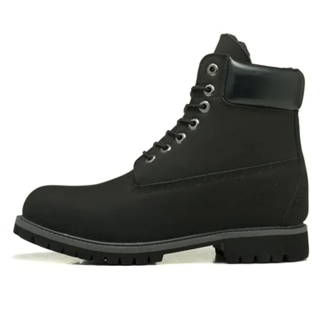 TF STAR Women's 6" Basic Contrast Collar Boot Work High Heel Lace Up Premium Waterproof Boots Shoes Outdoors