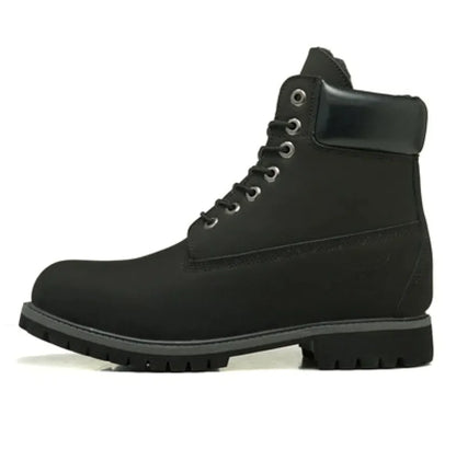 TF STAR Women's 6" Basic Contrast Collar Boot Work High Heel Lace Up Premium Waterproof Boots Shoes Outdoors