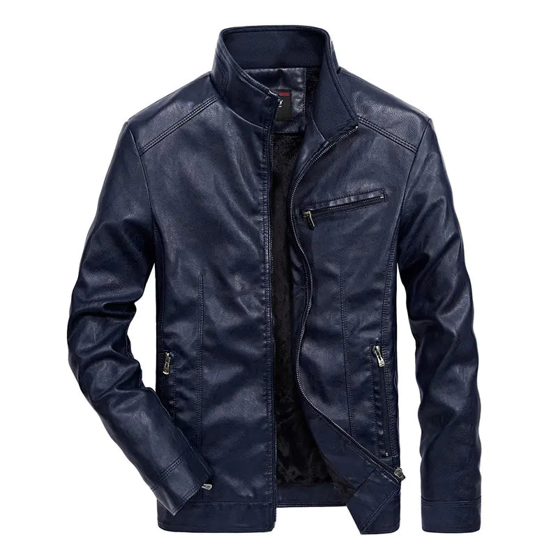 Men's Thin Leather Jacket - Spring & Autumn Style