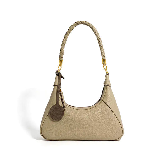 Women's Cowhide Texture Underarm Bag