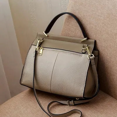 Genuine Leather Women's Handbag and Crossbody Tote